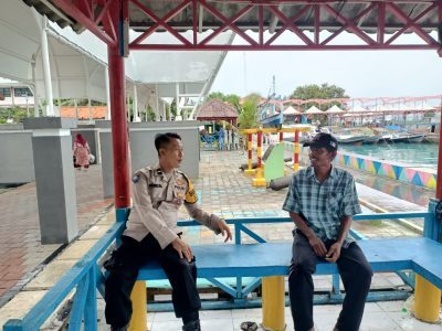 Bhabinkamtibmas Pulau Kelapa Polres Kepulauan Seribu Terapkan Cooling System Pasca Pemilu 2024