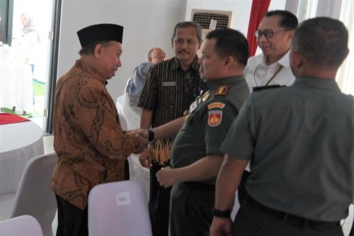 Eratkan Jalinan Silaturahmi Bersama Komponen Wilayah, Danrem 071/Wijayakusuma Hadiri Acara Halal Bi Halal di OJK&nbsp;Purwokerto