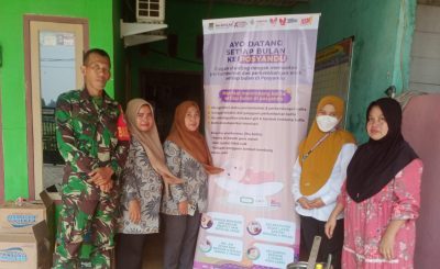 Sertu Andi Wijaya Babinsa Jati Mulya Monitoring&nbsp;Posyandu