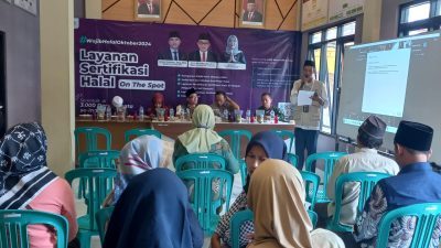 Danramil 07/Kresek Bersama Forkomcam Hadiri Kegiatan Layanan Halal On The Spot Di 3.000 Desa Wisata Serentak Se&nbsp;lndonesia