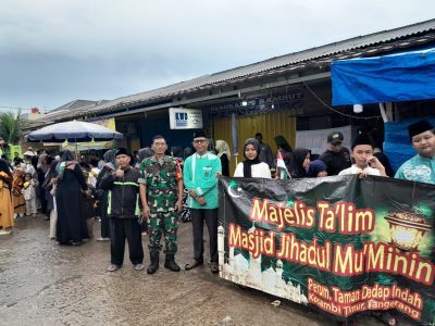 Babinsa Koramil 01/Teluknaga Monitoring Peringatan Tahun Baru&nbsp;Islam